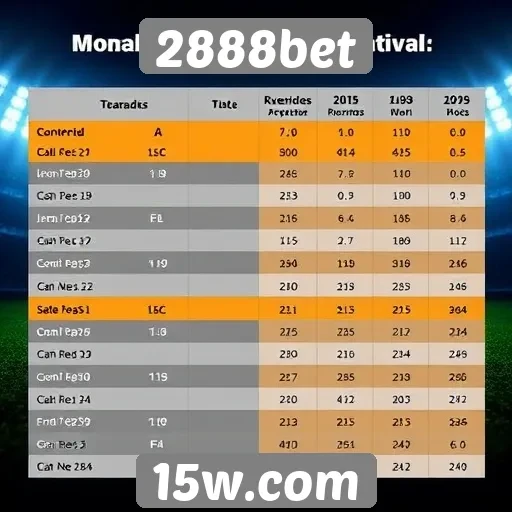Comparativo das odds oferecidas pela 2888bet